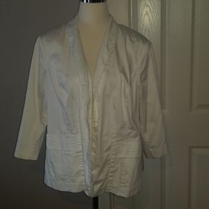 White  Lane Bryant Jacket Blazer